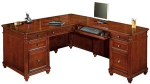 L Shaped Desks DMI Office Furniture Executive L Shaped Desk