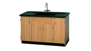 Science & Lab Tables Diversified Woodcrafts Clean Up Sink