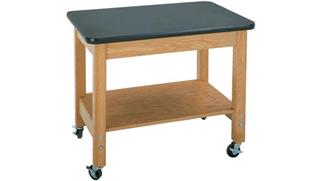 Science & Lab Tables Diversified Woodcrafts Mobile Demo Cart with ChemGuard Top