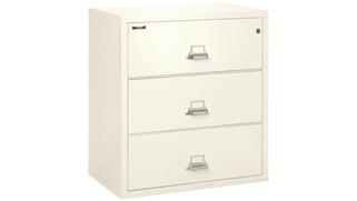 File Cabinets Lateral FireKing 3 Drawer 38in W Fireproof Lateral File