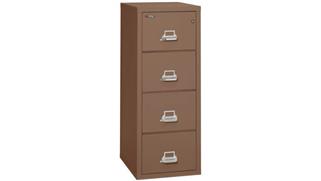 File Cabinets Vertical FireKing 4 Drawer Fireproof Legal 25in File