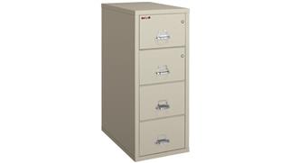 File Cabinets Vertical FireKing 4 Drawer Fireproof Legal Safe in a File