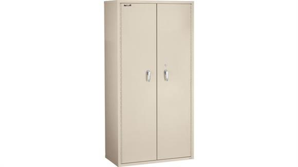 72in High Fireproof Storage Cabinet with 6 Fixed Shelves