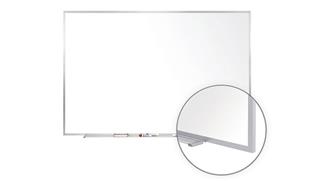 White Boards & Marker Boards Ghent 4ft x 8ft Aluminum Frame Porcelain Magnetic Whiteboard