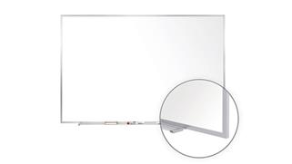 White Boards & Marker Boards Ghent 4ft x 12ft Aluminum Frame Porcelain Magnetic Whiteboard