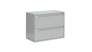 File Cabinets Lateral Global 36" W Two Drawer Lateral File
