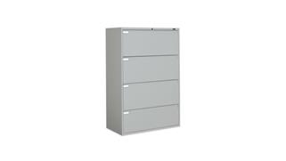 File Cabinets Lateral Global 36in W Four Drawer Lateral File