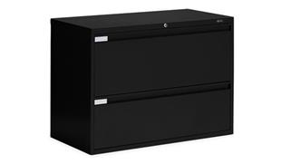 File Cabinets Lateral Global 42" W Two Drawer Lateral File