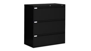 File Cabinets Lateral Global 42" W Three Drawer Lateral File