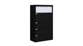 File Cabinets Lateral Global 42" W Five Drawer Lateral File