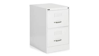 File Cabinets Vertical Global 2 Drawer Legal Size Vertical File - 25in D