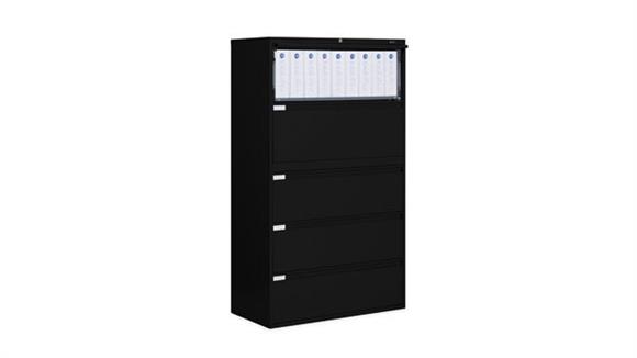 42in W Five Drawer Lateral File