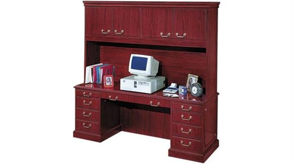 Office Credenzas High Point Furniture 72" Computer Credenza with Hutch