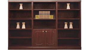 Bookcases High Point Furniture Traditional Style Triple Wide Bookcase