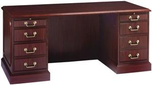 Executive Desks High Point Furniture 66" Double Pedestal Desk