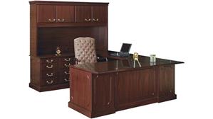 U Shaped Desks High Point Furniture Traditional U Shaped Desk with Hutch