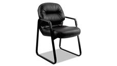 Side & Guest Chairs HON Leather Guest Arm Chair