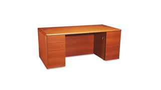 Executive Desks HON 72" Double Pedestal Desk