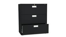 File Cabinets Lateral HON 36in W x 19-1/4in D Three-Drawer Lateral File