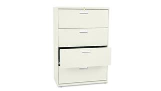 File Cabinets Lateral HON 36" W x 19-1/4" D Four-Drawer Lateral File