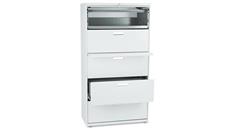 File Cabinets Lateral HON 36in W 5 Drawer Lateral File