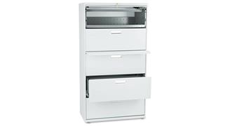 File Cabinets Lateral HON 36" W 5 Drawer Lateral File