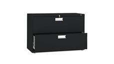 File Cabinets Lateral HON 42in W x 19-1/4in D Two-Drawer Lateral File