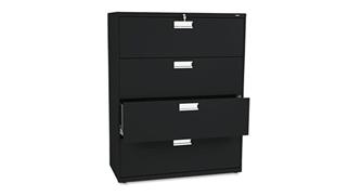 File Cabinets Lateral HON 42" W x 19-1/4" D Four-Drawer Lateral File