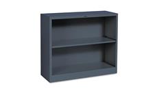 Bookcases HON 34-1/2in W x 12-5/8in D x 29in H Two-Shelf Metal Bookcase