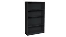 Bookcases HON 34-1/2in W x 12-5/8in D x 59in H Four-Shelf Metal Bookcase