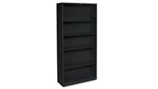Bookcases HON 34-1/2in W x 12-5/8in D x 72in H Five-Shelf Metal Bookcase