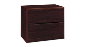 File Cabinets Lateral HON 36in W x 20in D x 29 1/2in H Two Drawer Lateral File