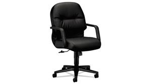 Office Chairs HON Managerial Leather Mid-Back Swivel/Tilt Chair