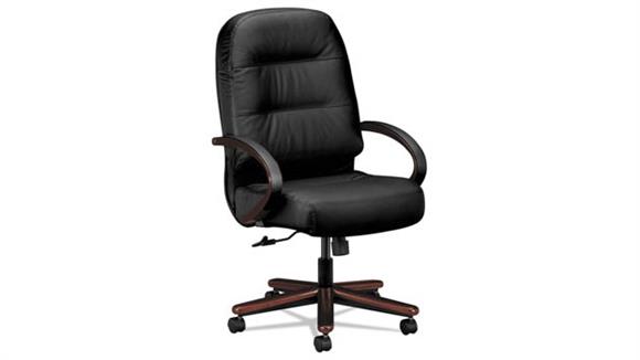 Office Chairs HON Executive Leather High-Back Chair