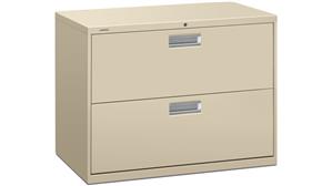 File Cabinets Lateral HON 36" W 2 Drawer Lateral File
