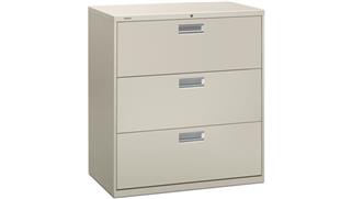 File Cabinets Lateral HON 36" W 3 Drawer Lateral File