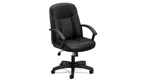Office Chairs HON Leather High-Back Swivel/Tilt Chair