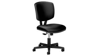Office Chairs HON Leather Task Chair with Synchro-Tilt