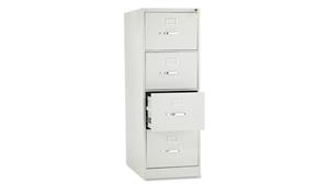 File Cabinets Vertical HON 26-1/2in D Four-Drawer, Full-Suspension Legal File