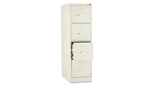 File Cabinets Vertical HON 26-1/2in D Four-Drawer, Full-Suspension Letter File