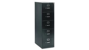 File Cabinets Vertical HON 26-1/2" D Five-Drawer, Full-Suspension Legal File