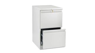 Mobile File Cabinets HON 20" D Two Drawer Mobile File
