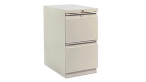 Mobile File Cabinets HON 23in D Two Drawer Mobile File