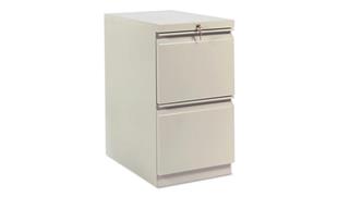 Mobile File Cabinets HON 23" D Two Drawer Mobile File