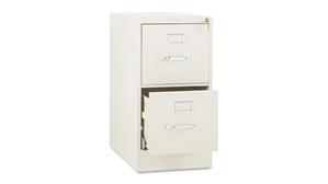 File Cabinets Vertical HON 29in H x 25in D Two-Drawer Full-Suspension Letter File