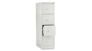 File Cabinets Vertical HON 52in H x 25in D Four-Drawer Full-Suspension Letter File