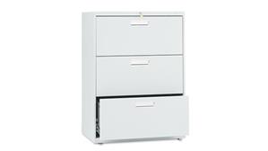 File Cabinets Lateral HON 30" W 3 Drawer Lateral File