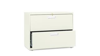File Cabinets Lateral HON 36in W 2 Drawer Lateral File