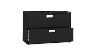 File Cabinets Lateral HON 42" W x 19-1/4" D Two-Drawer Lateral File