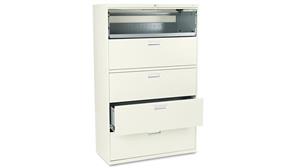 File Cabinets Lateral HON 42in W x 19-1/4in D Five-Drawer Lateral File
